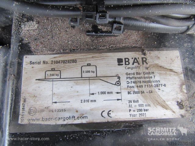Semi-remorque fourgon Schmitz Cargobull Trockenfrachtkoffer Standard Ladebordwand