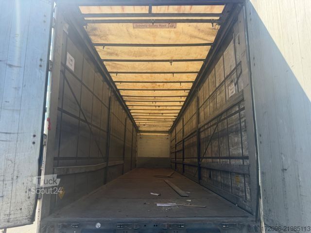 Semi-remorque bâchée SCHMITZ CARGOBULL S01 Curtainslider, Lift, Lenkachse. Stapler, TÜV