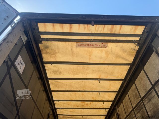 Semi-remorque bâchée SCHMITZ CARGOBULL S01 Curtainslider, Lift, Lenkachse. Stapler, TÜV