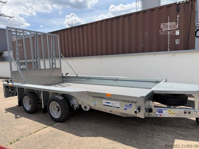 Нископроходен ремарке IFOR WILLIAMS GX126 Baumaschinentransporter+3500Kg+366x184