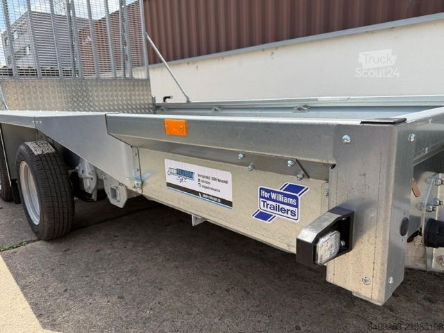 Нископроходен ремарке IFOR WILLIAMS GX126 Baumaschinentransporter+3500Kg+366x184