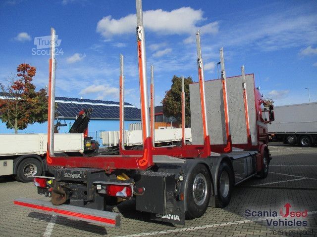 Tomruk kamyonu Scania R 450 LB6x2*4HNB Kompl Zug