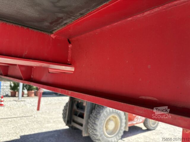 Wechselbrücke mit Pritsche Krone 7,45m BDF Baustoff Multilockrahmen