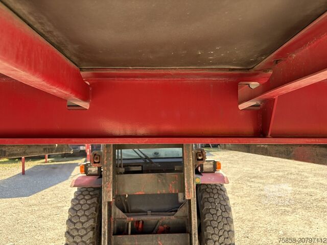 Wechselbrücke mit Pritsche Krone 7,45m BDF Baustoff Multilockrahmen