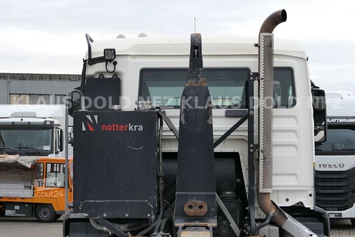 Kanca kasalı yük kamyonu (roll-off) MAN TGS 35.480 Abrollkipper Hiab Retarder Euro 5