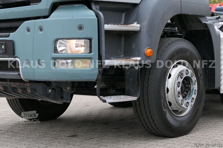 Kanca kasalı yük kamyonu (roll-off) MAN TGS 35.480 Abrollkipper Hiab Retarder Euro 5