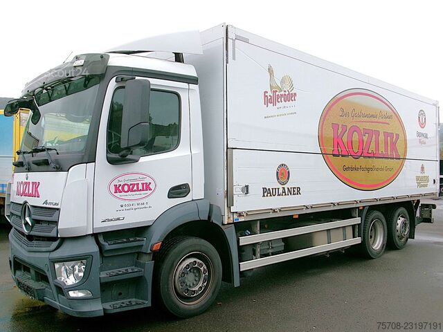 Camión de bebidas MERCEDES-BENZ 2530 L Antos*7,4m Schwenkwand*NLA*2 to LBW*AHK