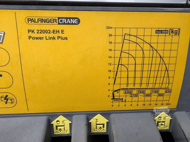 Autocarro con cassone fisso MAN TGX 26.500 BL 6x2 Lenk/Lift PK 18002-EH