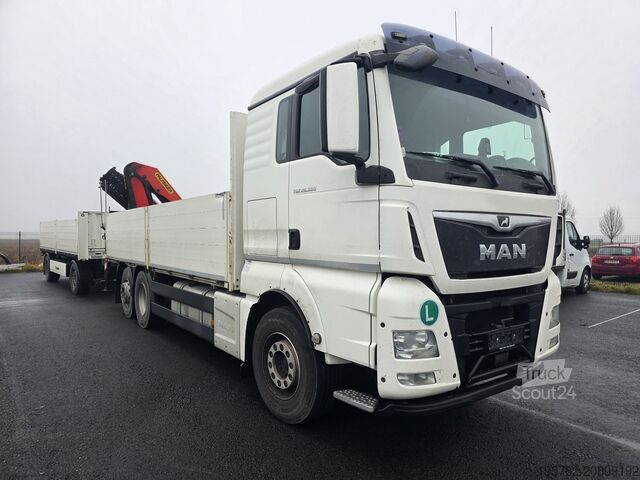 Autocarro con cassone fisso MAN TGX 26.500 BL 6x2 Lenk/Lift PK 18002-EH