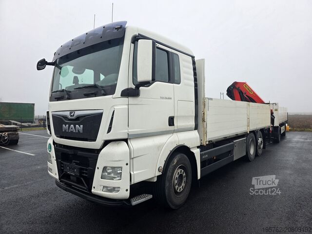 Autocarro con cassone fisso MAN TGX 26.500 BL 6x2 Lenk/Lift PK 18002-EH