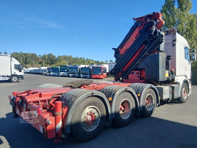 Kuorma-autoon asennettu nosturi SCANIA R 730 LB 8x4 HNA Kran PK50002 EH