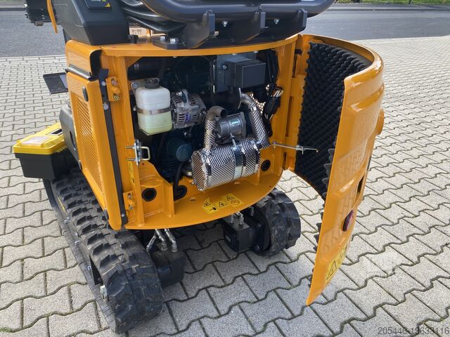 Miniexcavator cu cupă standard Berger Kraus BK1300JSR mit Kubota Motor + Schwenkarm