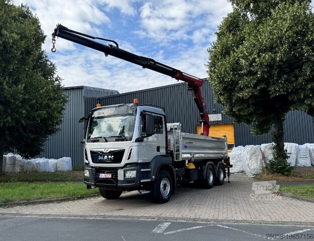 Grue mobile MAN TGS 26.460 - abnehmbarer Heckkran - 6x4