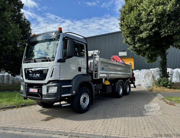 Grue mobile MAN TGS 26.460 - abnehmbarer Heckkran - 6x4