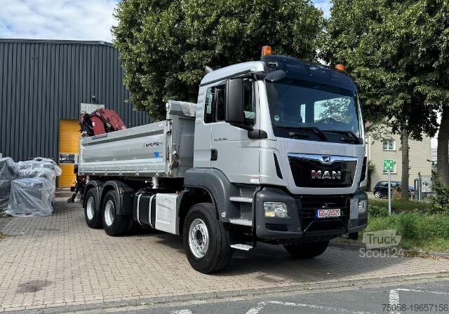 Grue mobile MAN TGS 26.460 - abnehmbarer Heckkran - 6x4