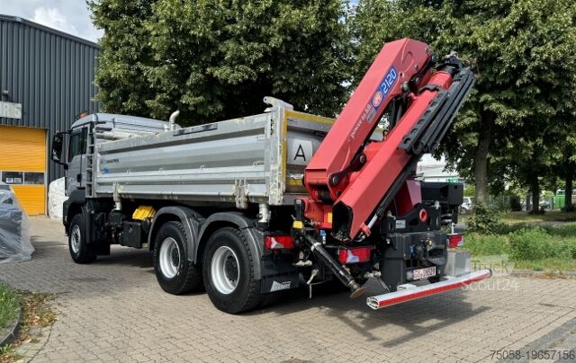 Grue mobile MAN TGS 26.460 - abnehmbarer Heckkran - 6x4