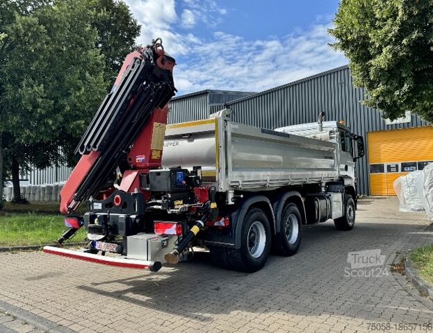 Grue mobile MAN TGS 26.460 - abnehmbarer Heckkran - 6x4