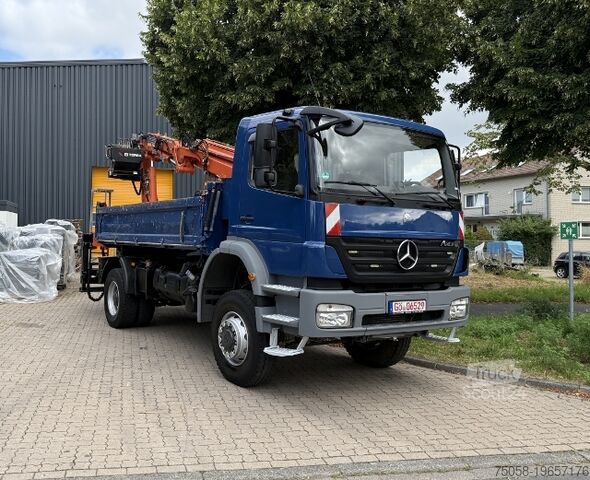 Macara pentru camion Mercedes-Benz Axor 1829 - 4x4 - Kipper - Kran Atlas