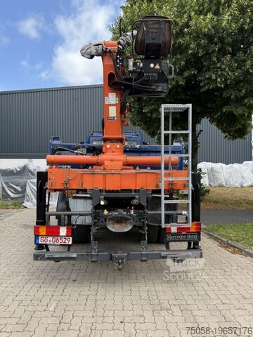Macara pentru camion Mercedes-Benz Axor 1829 - 4x4 - Kipper - Kran Atlas