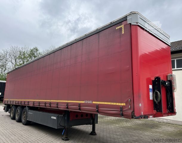 Отворено полуремарке с брезент KÖGEL SN24 Standard Tautliner Plane Edscha Liftachse