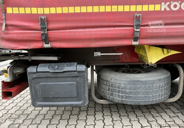 Отворено полуремарке с брезент KÖGEL SN24 Standard Tautliner Plane Edscha Liftachse