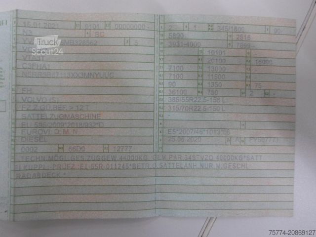 Standard SZM VOLVO FH 460 XL/ VOLLSPOILER