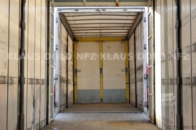 Camion plateau avec bâche MAN TGX 18.400 Retarder Komplettzug mit Anhänger