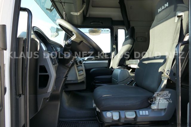 Camion plateau avec bâche MAN TGX 18.400 Retarder Komplettzug mit Anhänger