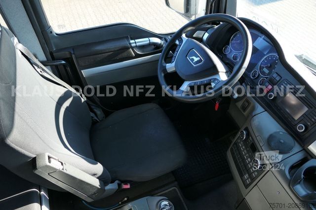 Flaklastbil med kapell MAN TGX 18.400 Retarder Komplettzug mit Anhänger