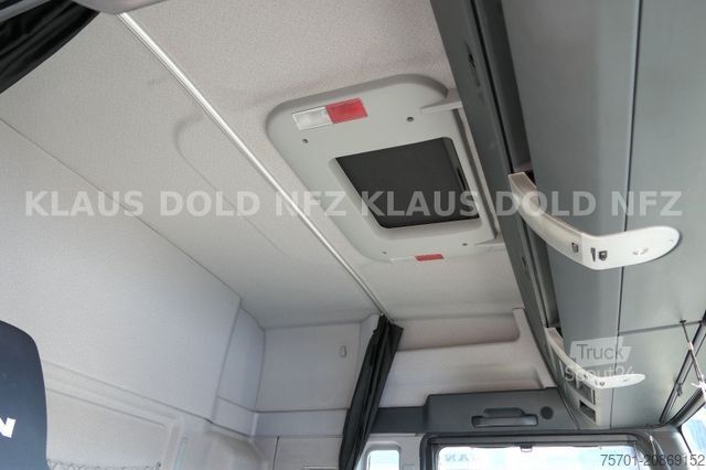 Camion plateau avec bâche MAN TGX 18.400 Retarder Komplettzug mit Anhänger