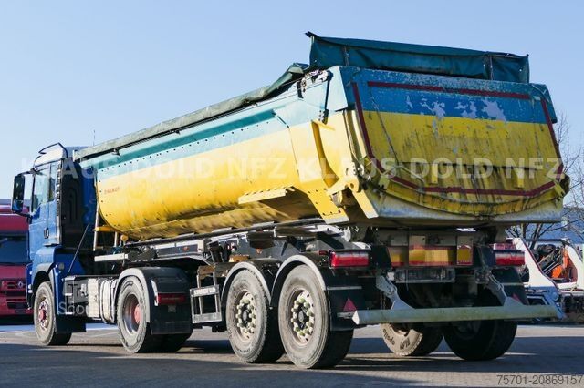 Camion benne MAN TGS 18.500 Kippmulde Komplettzug Schwarzmüller
