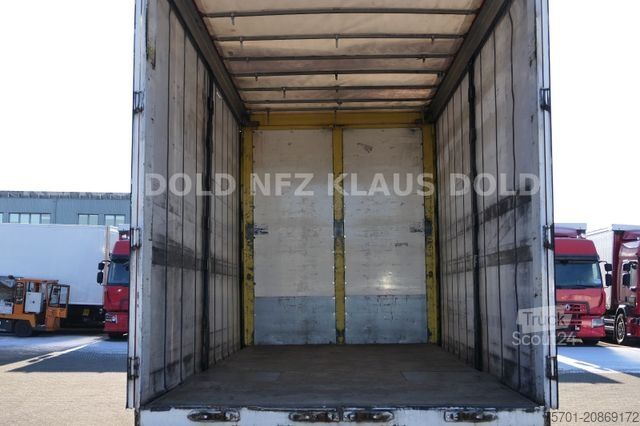 Flaklastbil med kapell MAN TGX 18.400 Pritsche Plane Retarder 2-Tanks