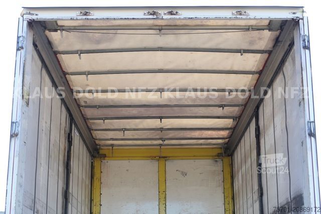 Flaklastbil med kapell MAN TGX 18.400 Pritsche Plane Retarder 2-Tanks