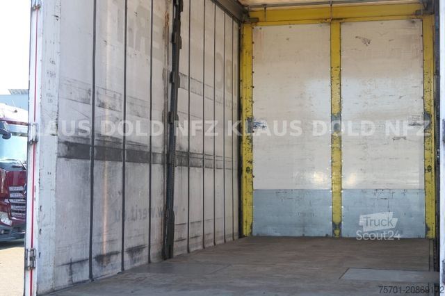 Flaklastbil med kapell MAN TGX 18.400 Pritsche Plane Retarder 2-Tanks