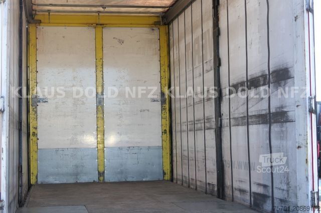 Flaklastbil med kapell MAN TGX 18.400 Pritsche Plane Retarder 2-Tanks