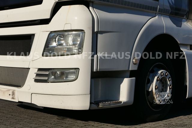 Flaklastbil med kapell MAN TGX 18.400 Pritsche Plane Retarder 2-Tanks