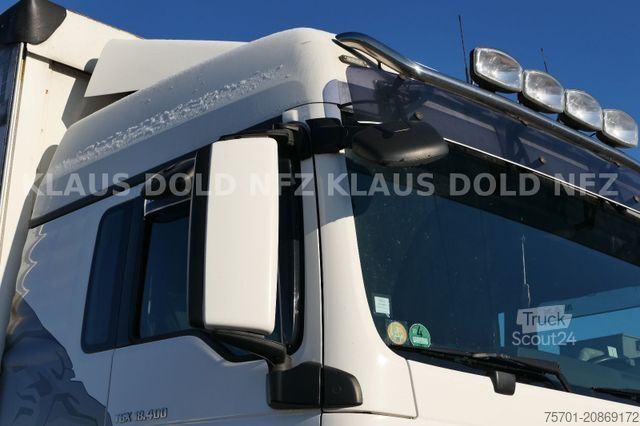 Flaklastbil med kapell MAN TGX 18.400 Pritsche Plane Retarder 2-Tanks