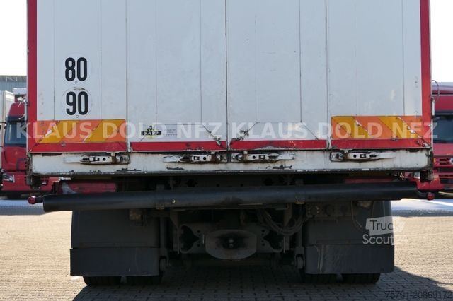 Flaklastbil med kapell MAN TGX 18.400 Pritsche Plane Retarder 2-Tanks