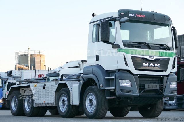 Camion benne à bras amovible MAN TGS 35.500 Abrollkipper Mobas Retarder 8x4 Euro6