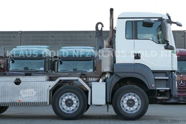 Camion benne à bras amovible MAN TGS 35.500 Abrollkipper Mobas Retarder 8x4 Euro6
