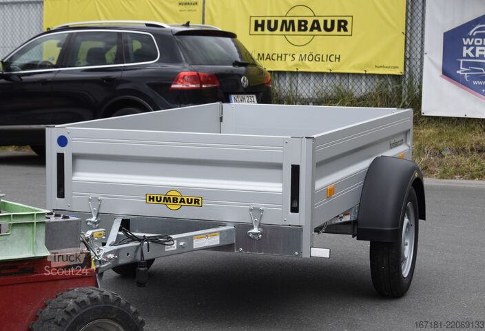 Anhänger mit offener Pritsche HUMBAUR Einachsanhänger HA 752111KV