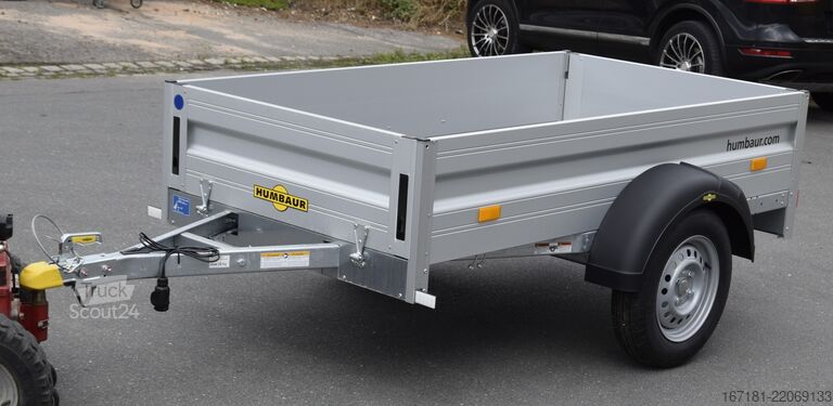 Anhänger mit offener Pritsche HUMBAUR Einachsanhänger HA 752111KV