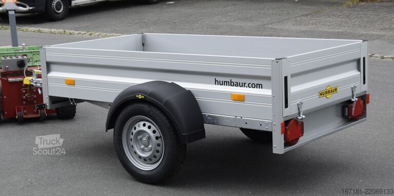 Anhänger mit offener Pritsche HUMBAUR Einachsanhänger HA 752111KV
