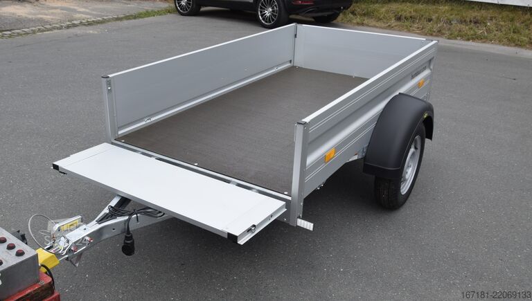 Anhänger mit offener Pritsche HUMBAUR Einachsanhänger HA 752111KV