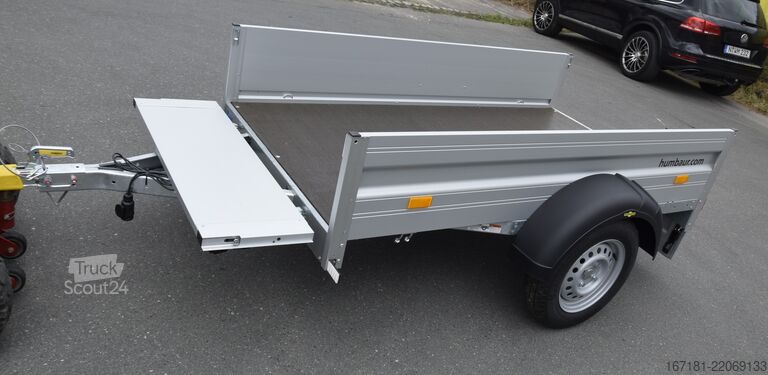 Anhänger mit offener Pritsche HUMBAUR Einachsanhänger HA 752111KV