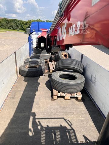 Camião de plataforma MAN TGX 26.560 + KRAN ATLAS 145.2