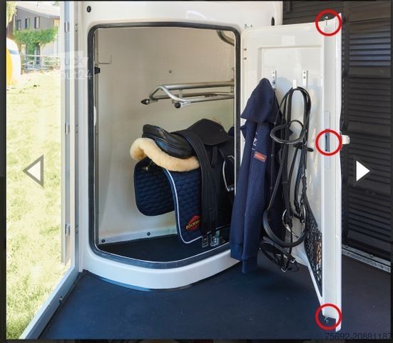 Prikolica za prevoz konj BÖCKMANN Portax LK, seitl. Entladeklappe