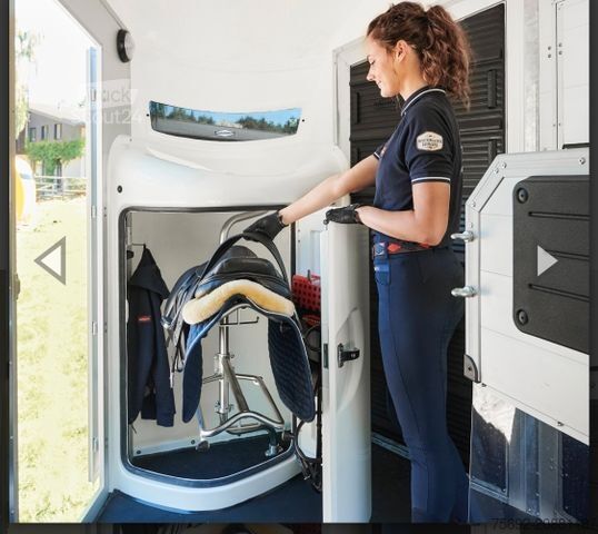 Prikolica za prevoz konj BÖCKMANN Portax LK, seitl. Entladeklappe