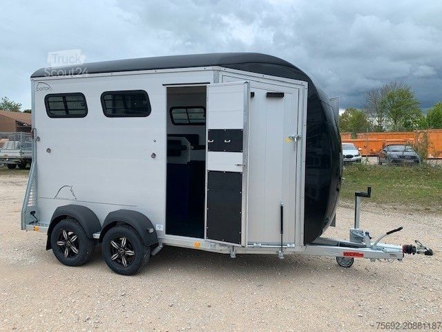 Prikolica za prevoz konj BÖCKMANN Portax LK, seitl. Entladeklappe