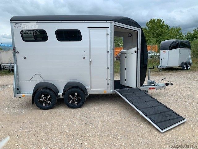 Prikolica za prevoz konj BÖCKMANN Portax LK, seitl. Entladeklappe